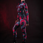 Oriental Blossom costume for women, featuring an elegant floral design with traditional-inspired elements, perfect for Halloween, cosplay, or themed events.