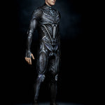 Black & silver alien armor costume  - f view side