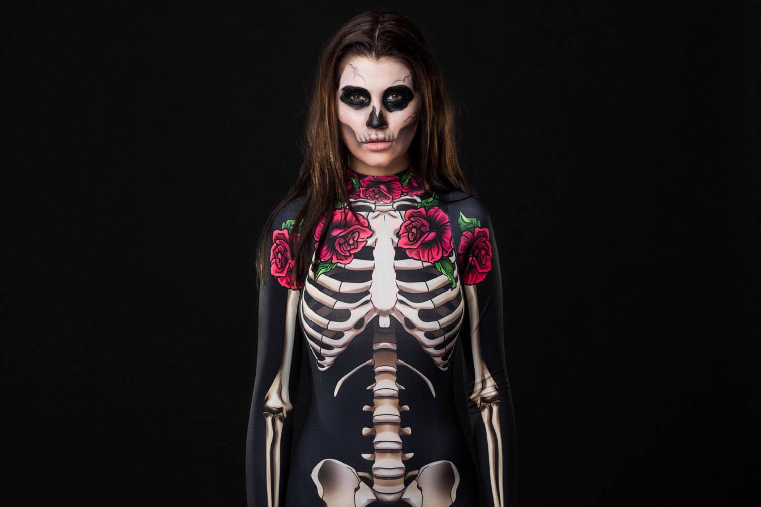 Skeleton Skull Carnival Costume Full Body Suit Zentai Suits Party Costume Bodysuits Adults' Women's One Piece Scary Costume Performance Party Carnival Skeleton Skull Carnival Costume Full Body Suit Zentai Suits Party Costume Bodysuits Adults' Women's One Piece Scary Costume Performance Party Carnival