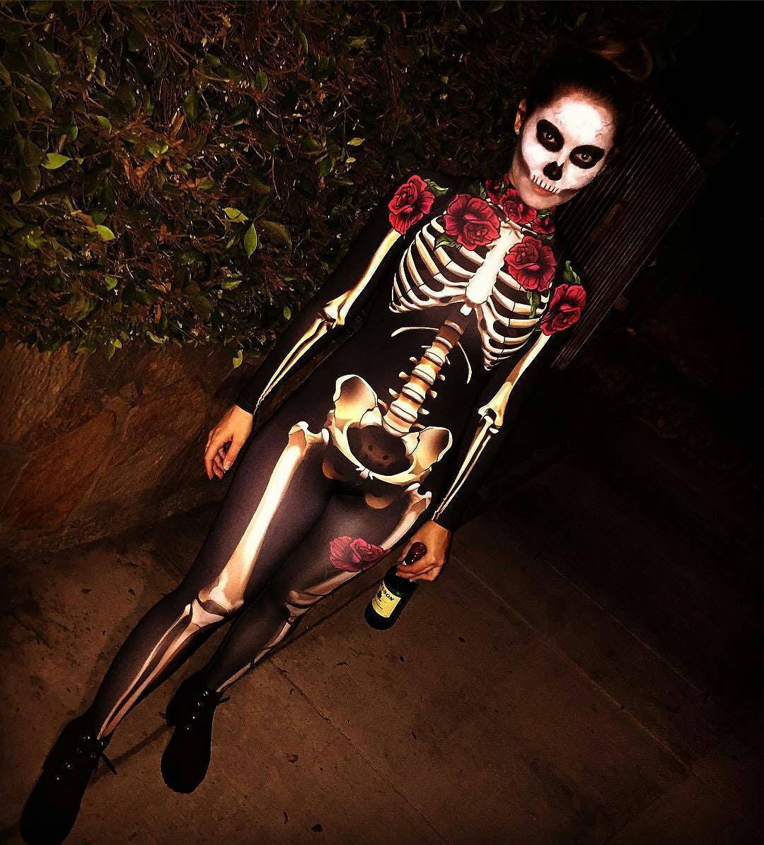 Skeleton Skull Carnival Costume Full Body Suit Zentai Suits Party Costume Bodysuits Adults' Women's One Piece Scary Costume Performance Party Carnival Skeleton Skull Carnival Costume Full Body Suit Zentai Suits Party Costume Bodysuits Adults' Women's One Piece Scary Costume Performance Party Carnival
