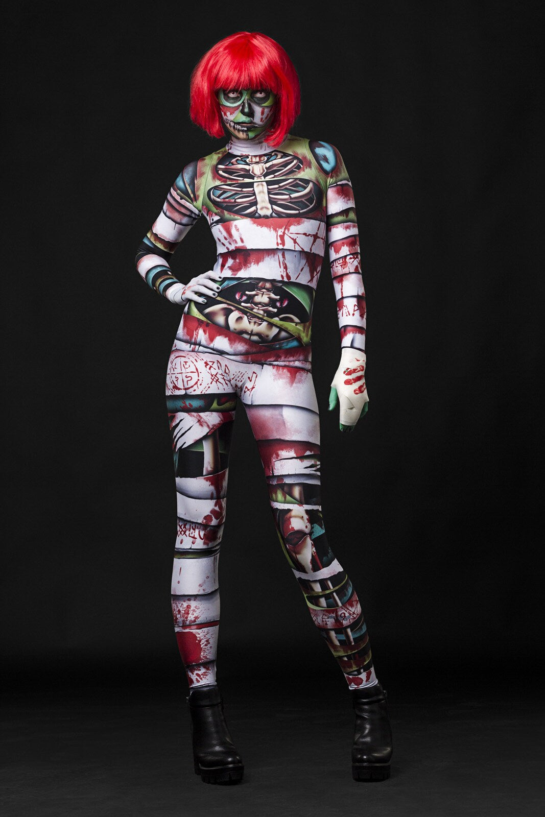 OCCULT MUMMY Halloween Costume for Woman XXL