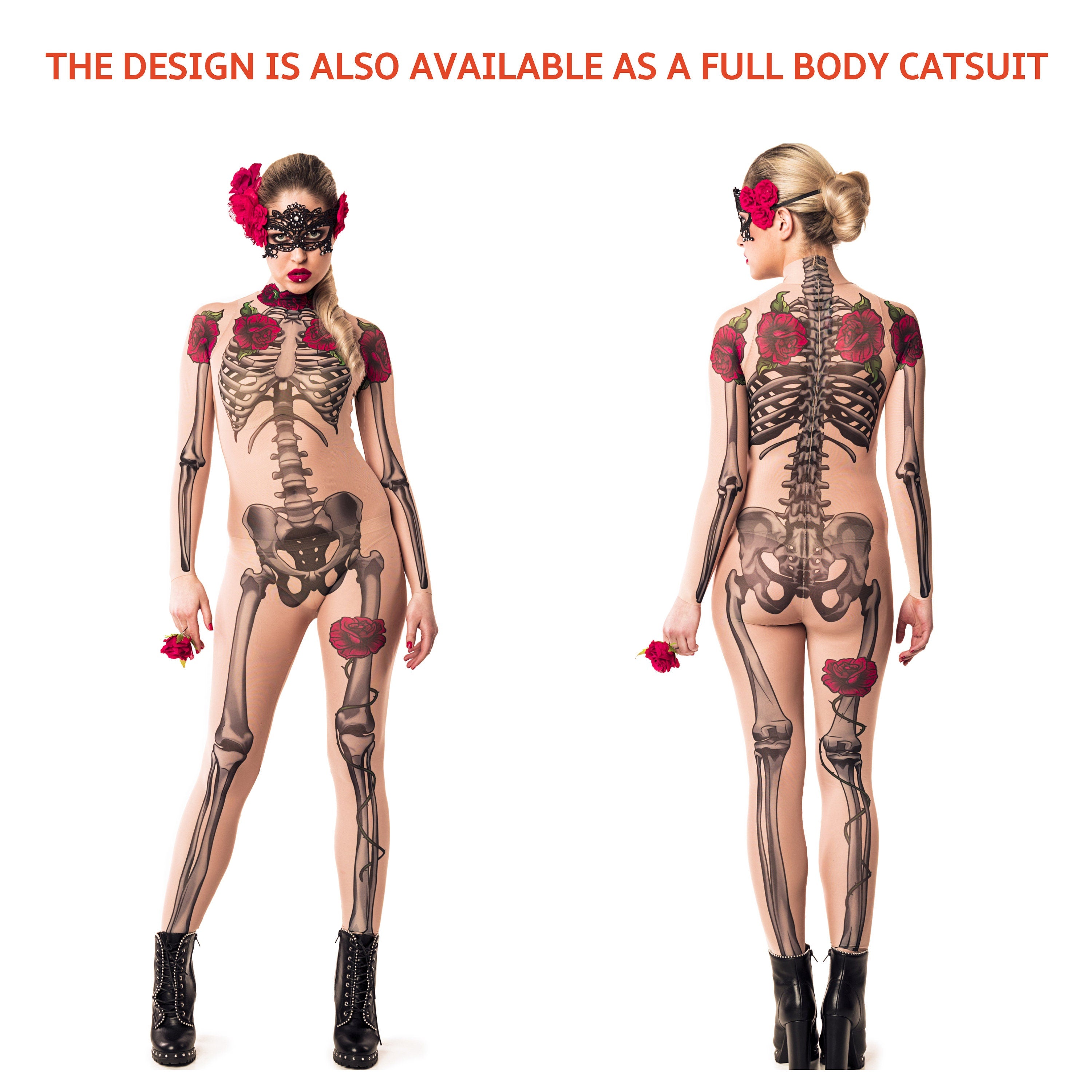 TATTOO SKELETON Bodysuit