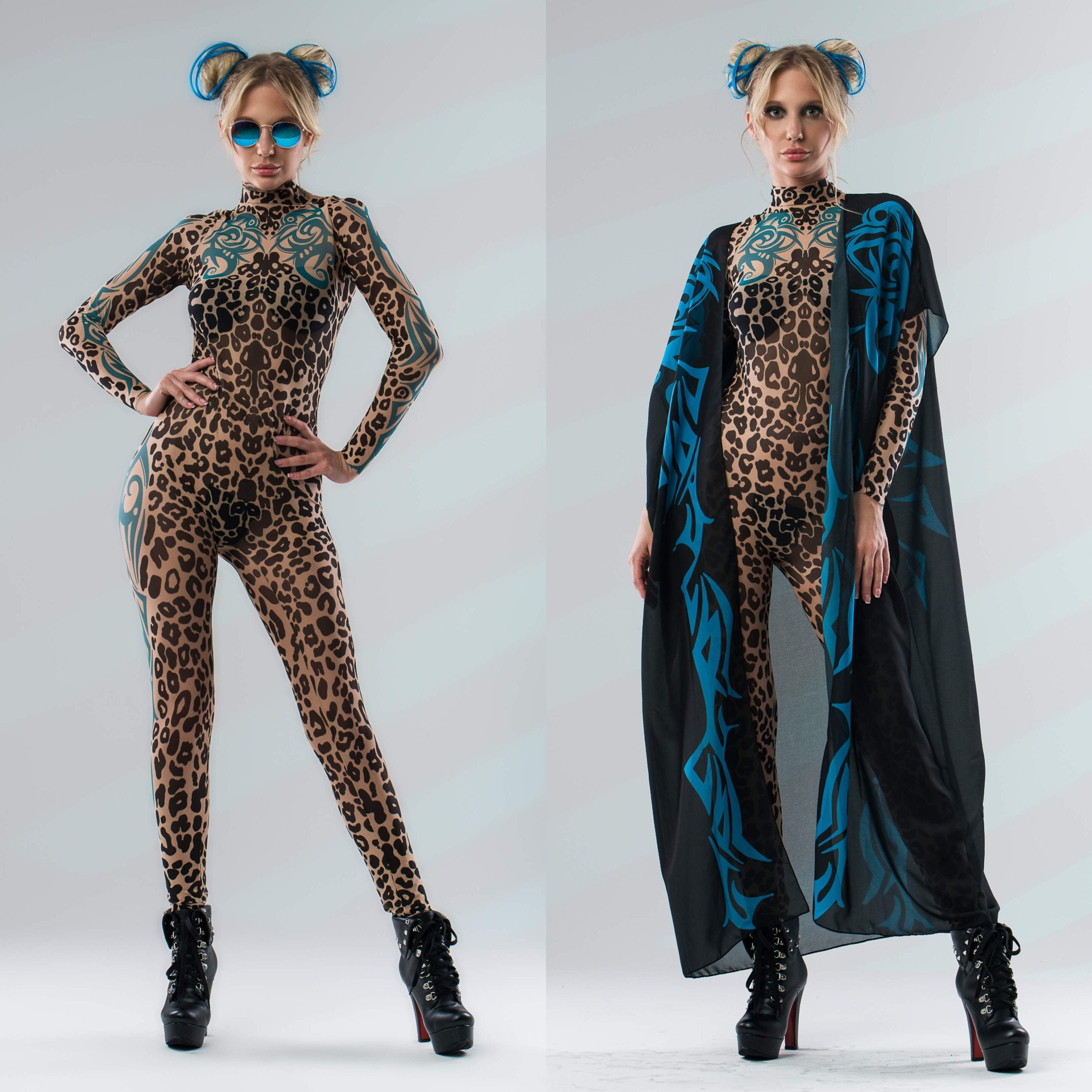 LEOPARD SPOTS Festival Catsuit