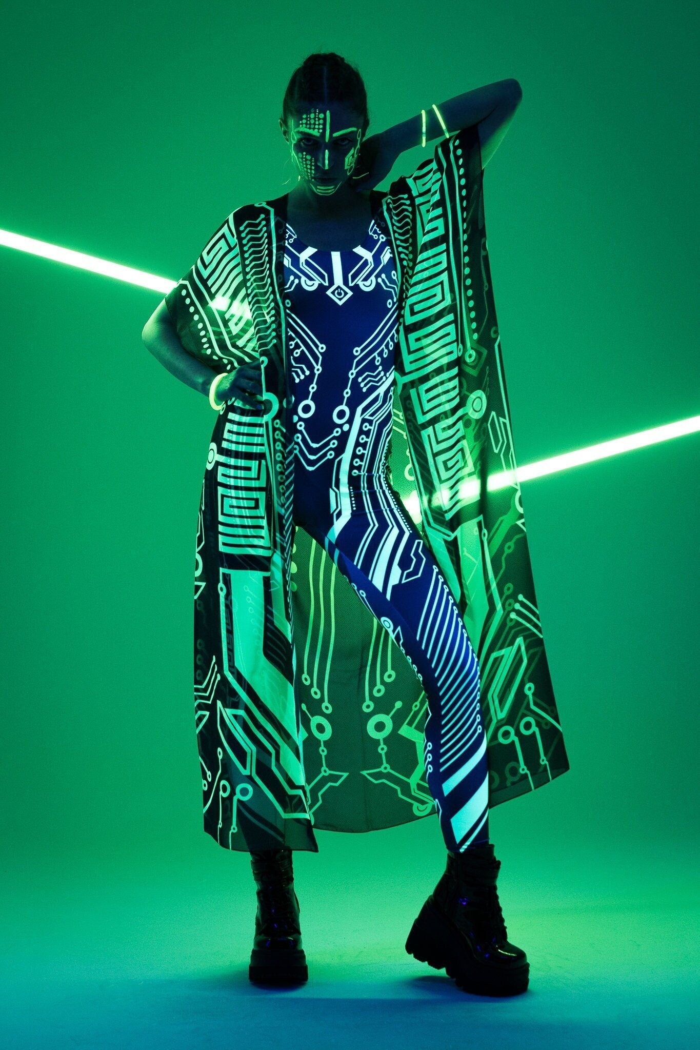 CYBER UV REACTIVE Jumpsuit