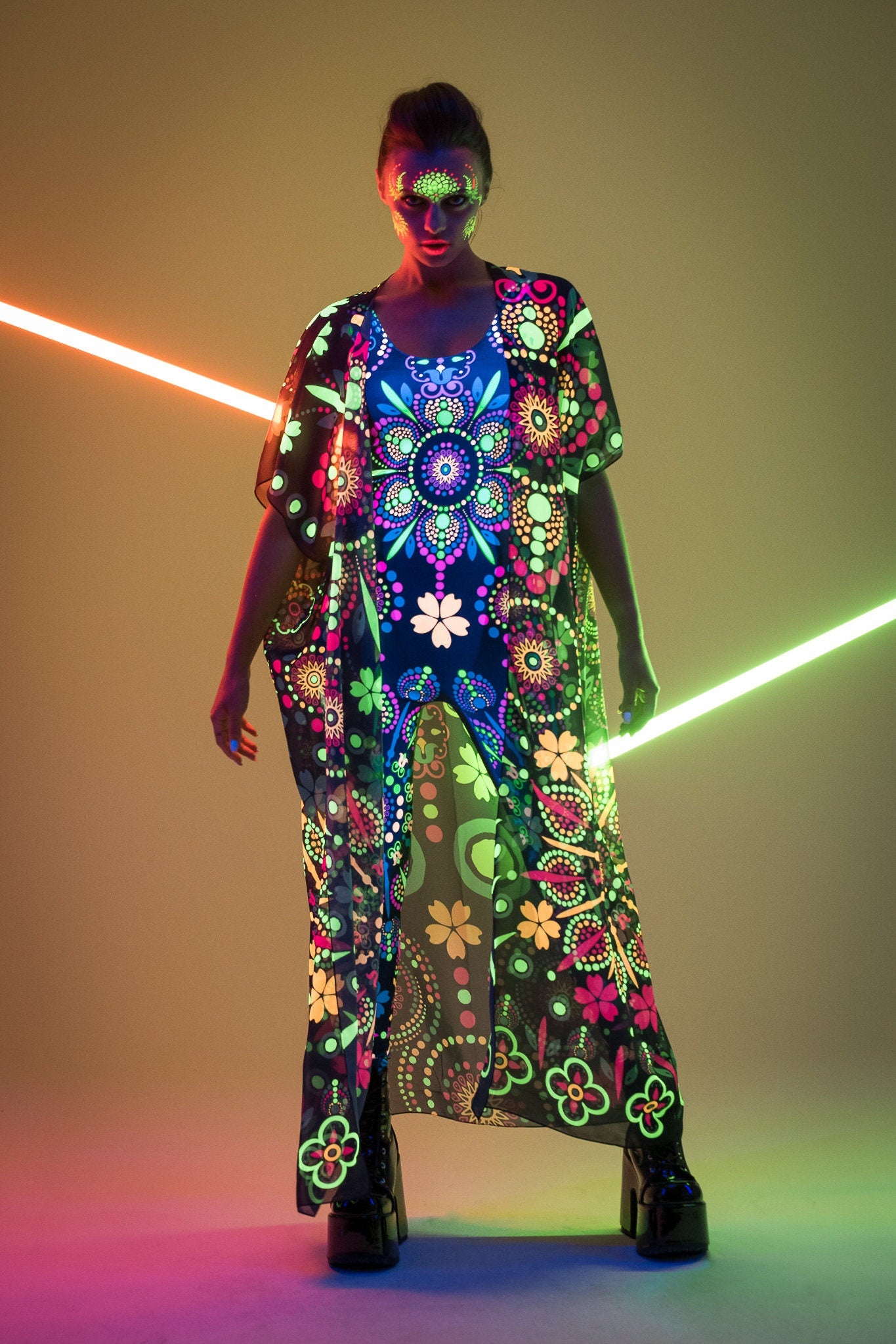 MANDALA UV REACTIVE Jumpsuit