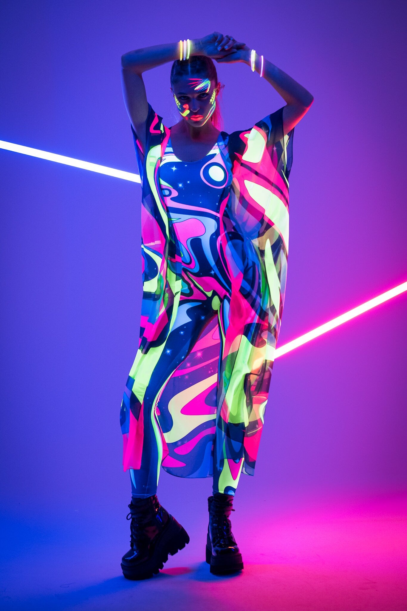 LIQUID UV Reactive Jumpsuit